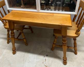 Child's dining table and chairs