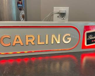 Vintage Carling light up bar sign