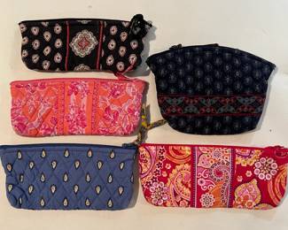 Vera Bradley cosmetic pouches