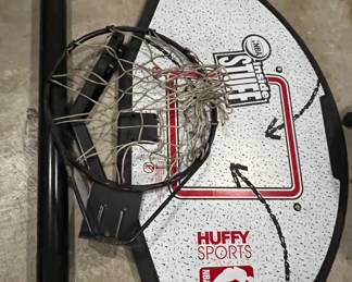 Huffy basketball backboard and pole