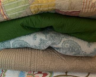 Assorted bedspreads