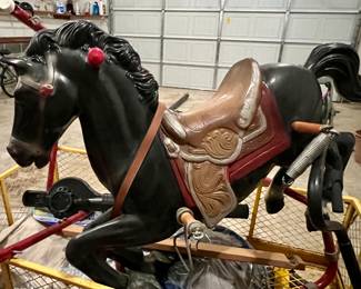 Vintage rocking horse (dismantled)