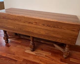 Keller drop leaf table with drawers
