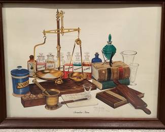 "Secundum Artem" print numbered and signed by Charles Spaulding