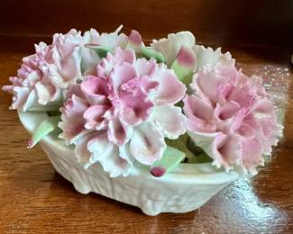 Aynsley "August Carnation" porcelain figurine