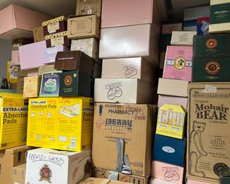 Many more collectibles including Disney and Boyds Bears in original boxes!