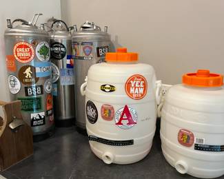Beer kegs and fermenters