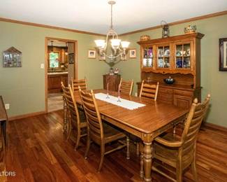 Dining room furniture from the MLS Listing (wall decor is not for sale)