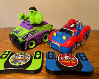Marvel Super Hero remote control cars