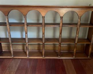 Wood wall curio display