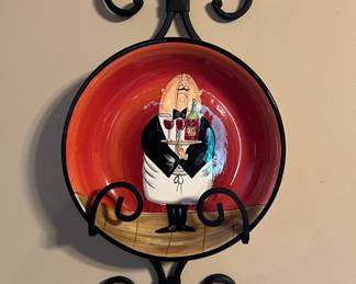 Decorative kitchen plates