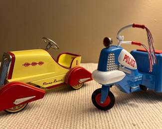 Hallmark Keepsake Kiddie Car Classics - "Timmy Racer" and "Murray Police"