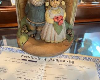 Tom Clark "Our Wedding" gnome figurine (signed with COA)