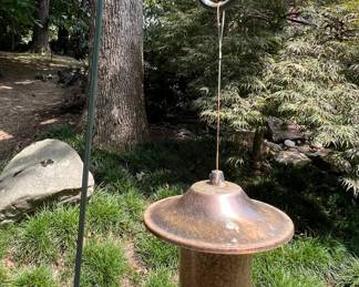 Assorted bird feeders and houses