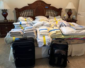 King size bed and mattress 