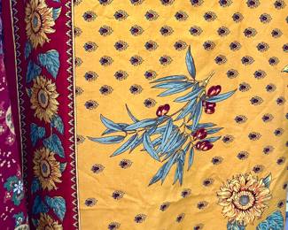 FRENCH VENT DU SUD  SUNFLOWER TABLECLOTH.