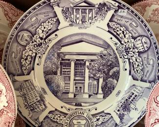 TCU WEDGWOOD PLATE