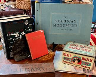 TO THE LANDING!  SUPER BOOKS, TOBACCO TIN.