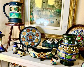 GOUDA POTTERY FROM HOLLAND ART NOUVEAU.