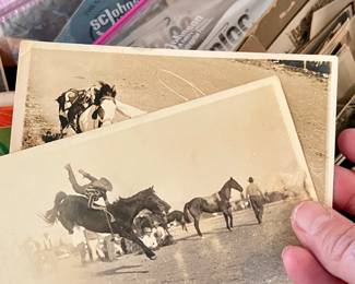 Lots of vintage ephemera, photos, tin types, postcards, history. 