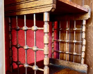 LOVELY STICK AND BALL SHELF.