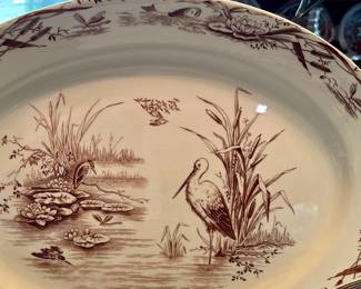 AESTHETIC MOVEMENT WITH ASIAN THEMES.  LOVE THE FISH AND CRANE.