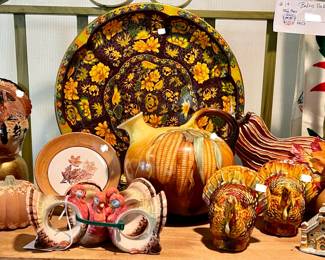 VINTAGE FALL HOLIDAY AND CHRISTMAS AREA.  MORE PICTURES TO COME.