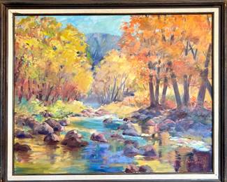 MULTIPLE OIL PAINTINGS BY JEAN COOK.