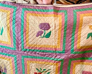 Hi ya, Dale WITH BOTANICAL FLOWER QUILT.