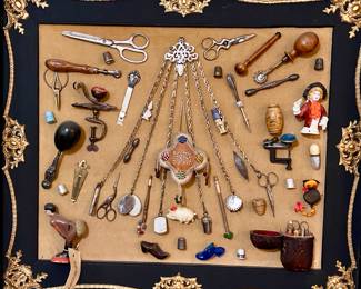 Love this fun antique art piece.