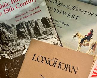 Nice selection of vintage,  antique, and modern books.  Texana, Western, etc.