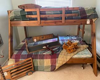 Twin over full bunk bed