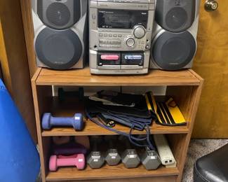  Aiwa Stereo System, Various Weights 