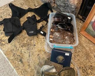 Hunter Co Military Rifle Sling Model 200 US Sears Saddlery Shoulder Holster 2A 4Life Holster VestBergamot 1979 Brass Works Gun Belt Buckle 
Colt Revolvers Belt Buckle 19996 Handyman Club Belt Buckle The Great Chicago Belt Buckle 1979 Historic Providence Mint Battle of Gettysburg 125th Anniversary Belt Buckle 1989 Siskiyou Michigan Belt Buckle Vintage Bullet Belt Buckle Vintage Freemason Belt Buckle 
North American Hunting Club Wings of Gold Belt Buckle  