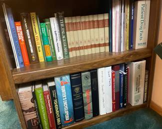 Wood Bookcase , Books