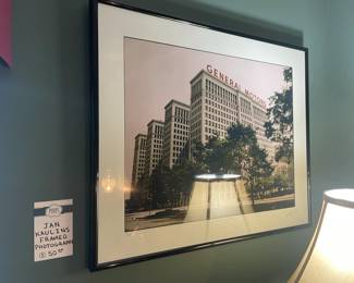 Jan Kaulins Framed General Motors Photography 