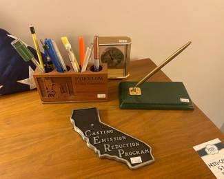 Benchmark Clock, Pyroflow Steam Generator Pencil Holder 