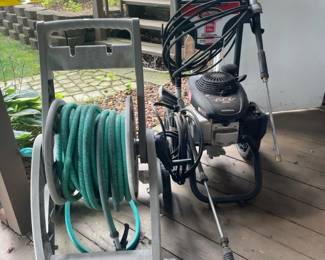 Hose Reel with Hose , Honda GCV190 Power Washer 