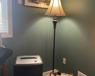 OfficeMax Zero Jam Shredder, Floor Lamp 