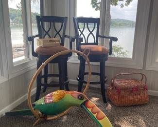 Large Hanging Toucan, Bar Stools 