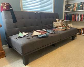 Dexter Futon and Lounger, Decorative Metal Sailboat Art 