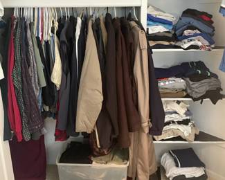 Men's clothes, men's shoes