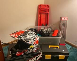 Titan II Tripod , Rimax Tool Case , Castlex Helmet 