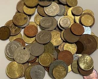 Foreign coin lot