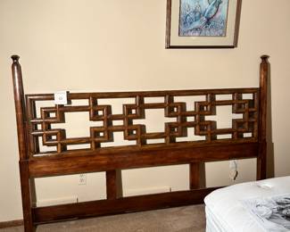 Chinoiserie heaney link "Mandarin" Queen headboard by lexington. 