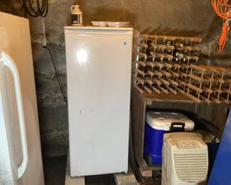 Two freezers refrigerator
