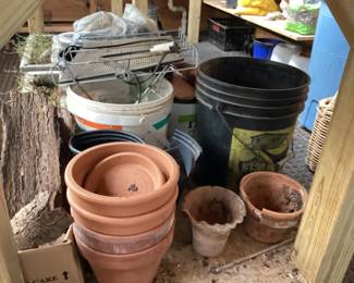 Hundreds of clay pots