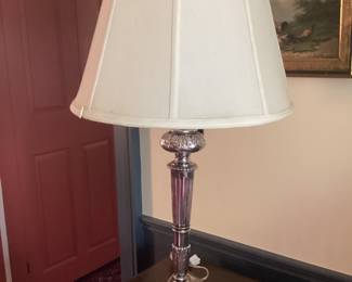 Fine silver lamp