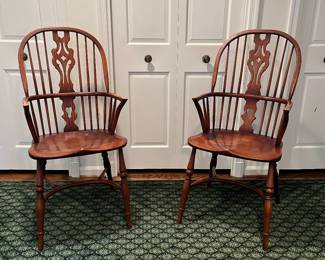 2 of 4 Windsor Chairs. 