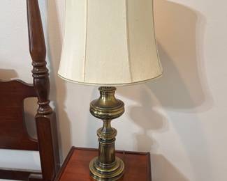 $50 Pair of gold lamps 34T